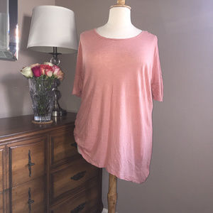 G+L We the Free - pink asymmetrical t-shirt XL